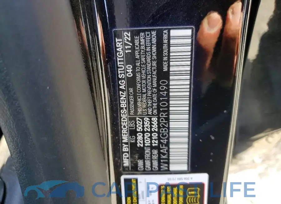 W1KAF4GB2PR101490# 13