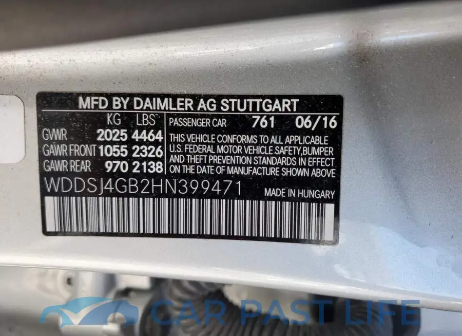 WDDSJ4GB2HN399471# 13
