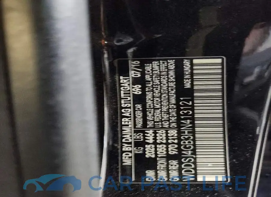 WDDSJ4GB3HN413121# 12