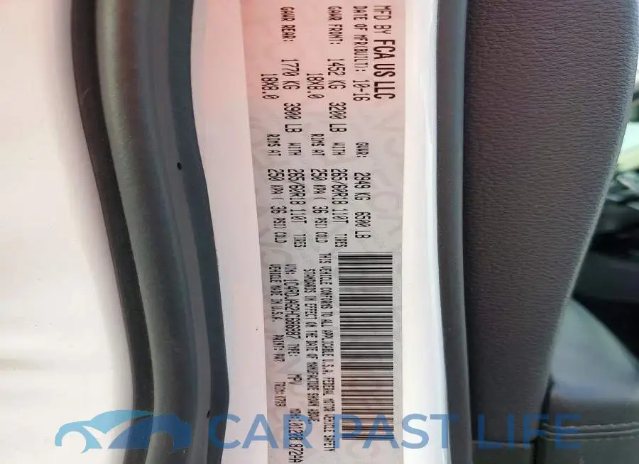 1C4RDJAG2HC686887# 13