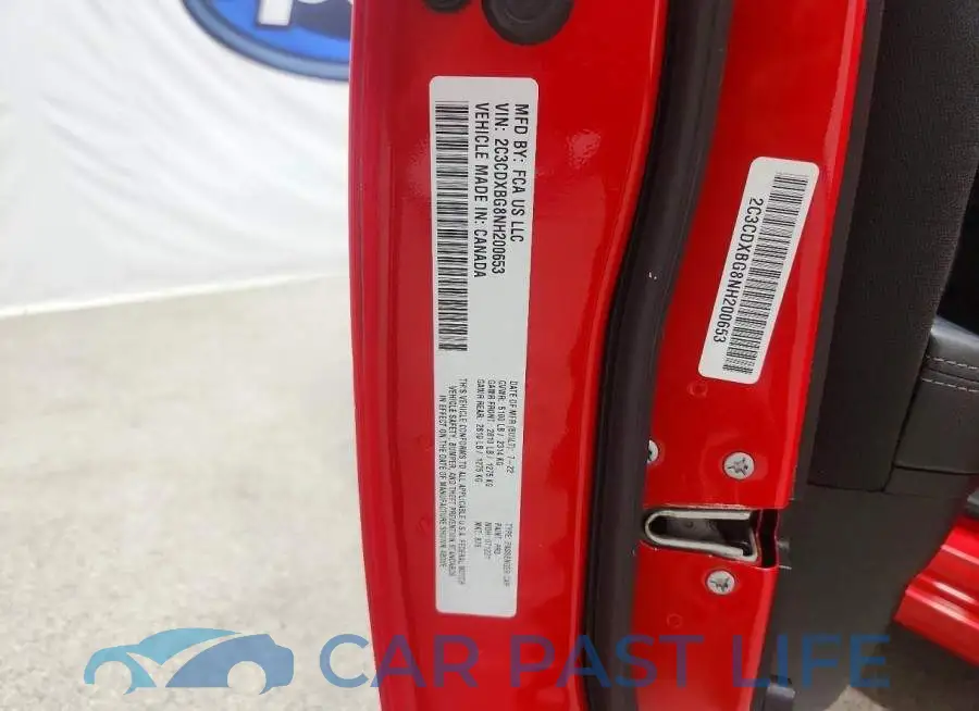 2C3CDXBG8NH200653# 12