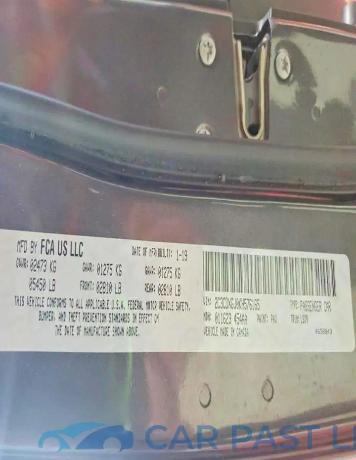 2C3CDXGJ0KH576165# 12