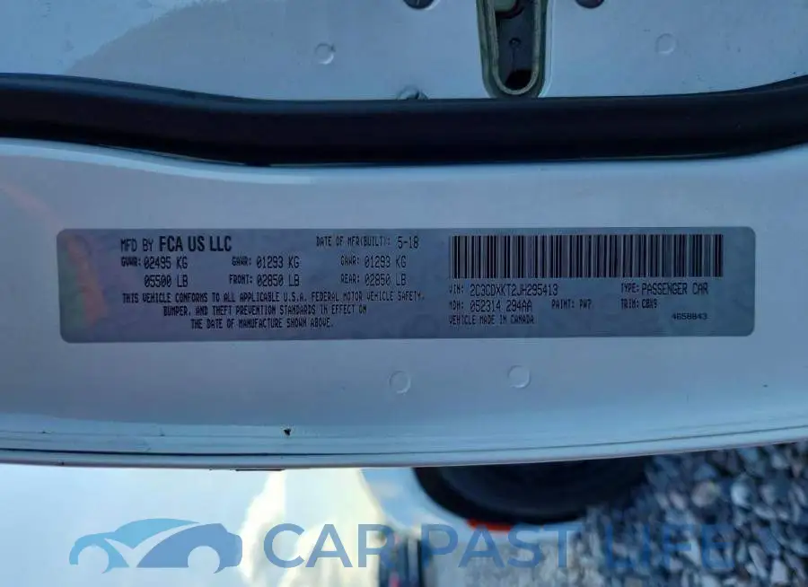 2C3CDXKT2JH295413# 13