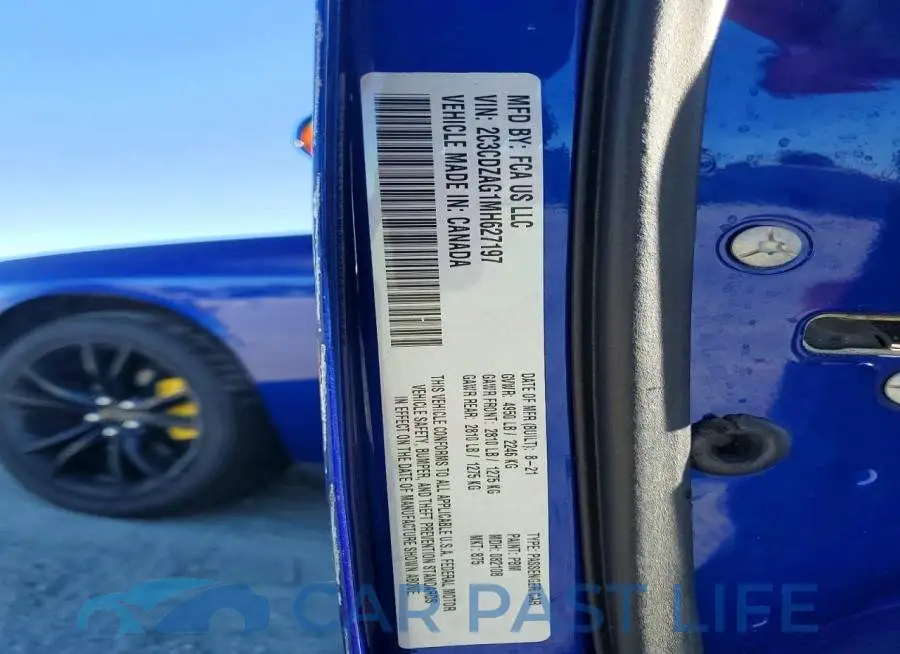 2C3CDZAG1MH627197# 12