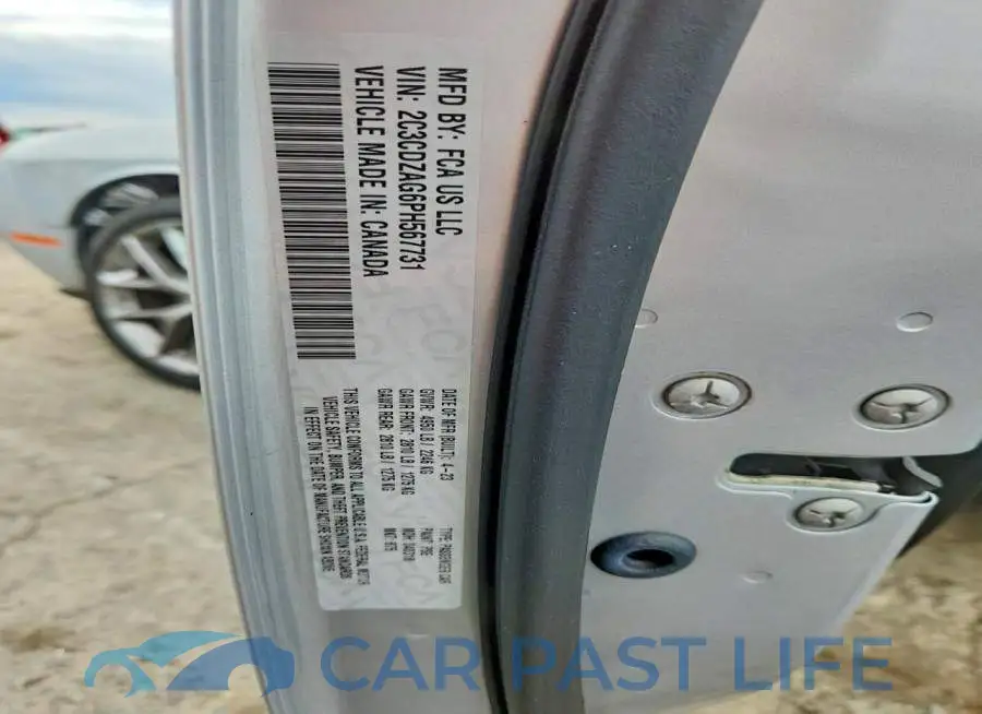 2C3CDZAG6PH567731# 13