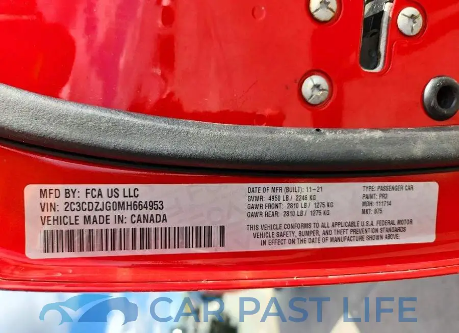 2C3CDZJG0MH664953# 12