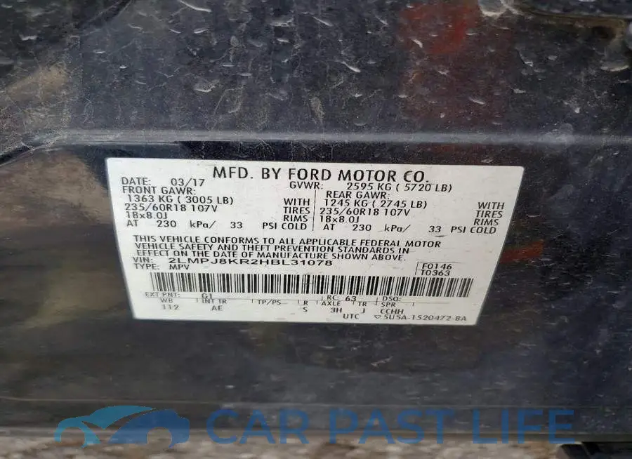 2LMPJ8KR2HBL31078# 13
