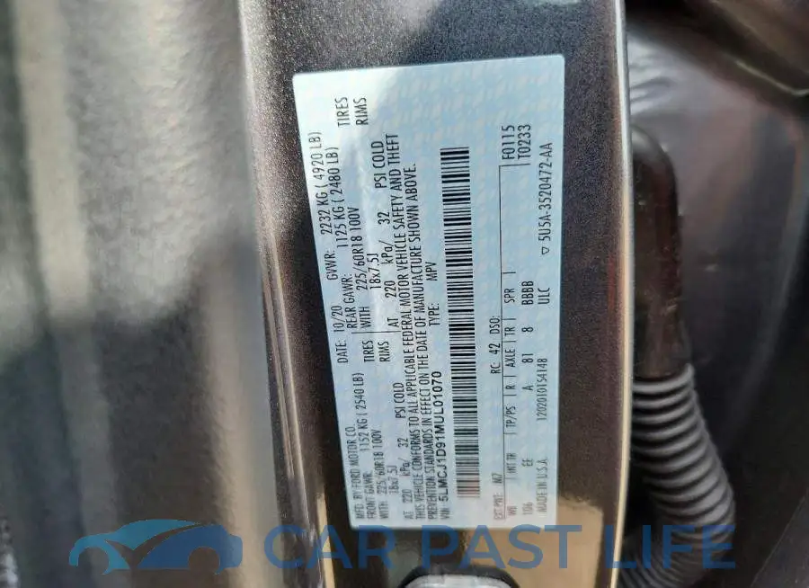 5LMCJ1D91MUL01070# 13
