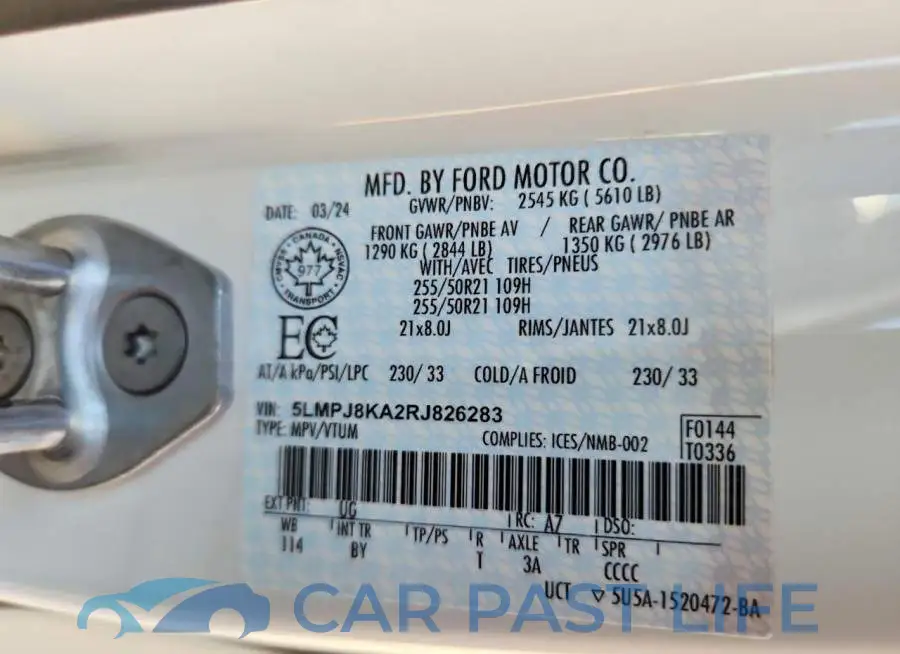 5LMPJ8KA2RJ826283# 14
