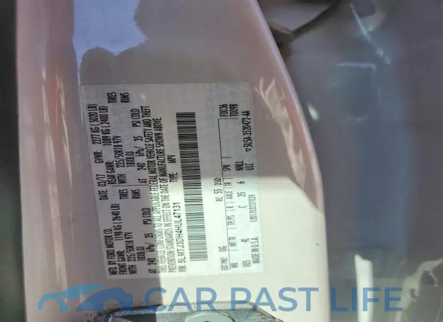 5LMTJ3DH4HUL47131# 13