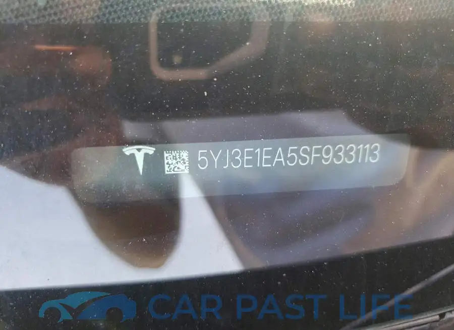 5YJ3E1EA5SF933113# 12