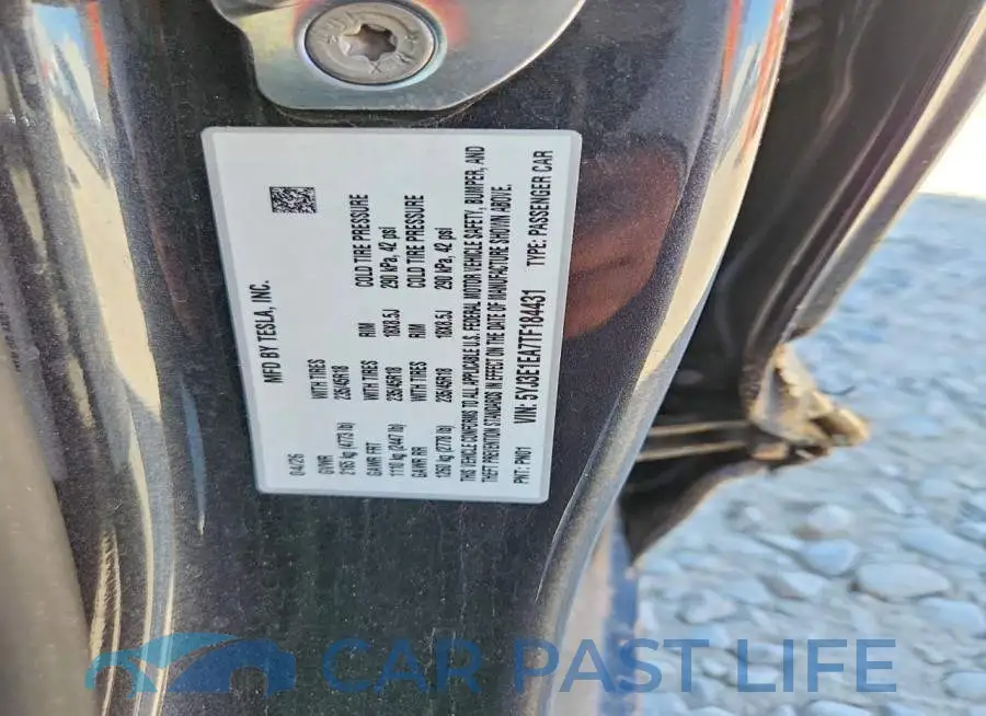 5YJ3E1EA7TF184431# 12