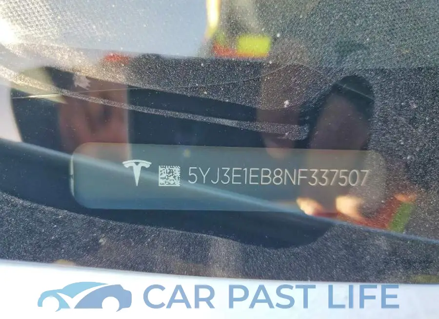 5YJ3E1EB8NF337507# 12