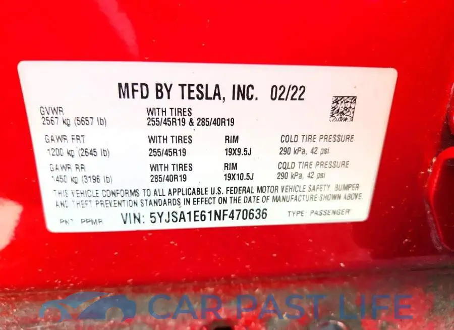 5YJSA1E61NF470636# 13
