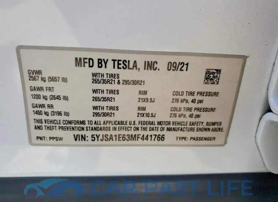 5YJSA1E63MF441766# 12