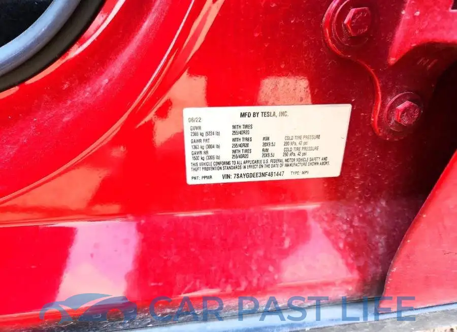 7SAYGDEE3NF481447# 13