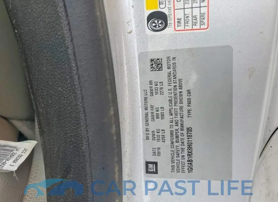 1G6AB1RX8H0118705# 13