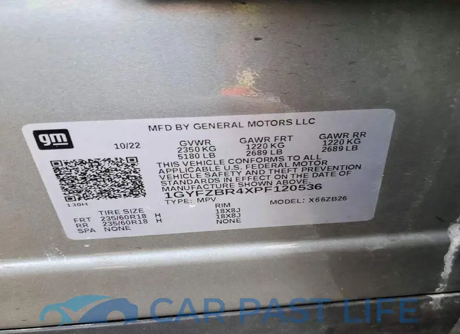 1GYFZBR4XPF120536# 13