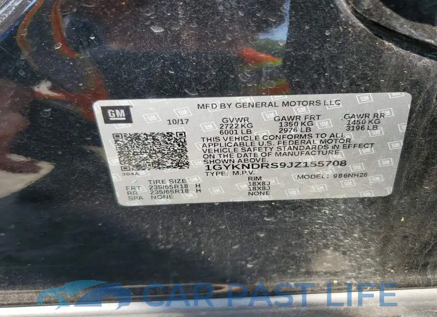 1GYKNDRS9JZ155708# 13