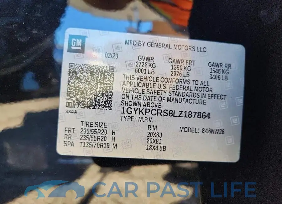 1GYKPCRS8LZ187864# 13
