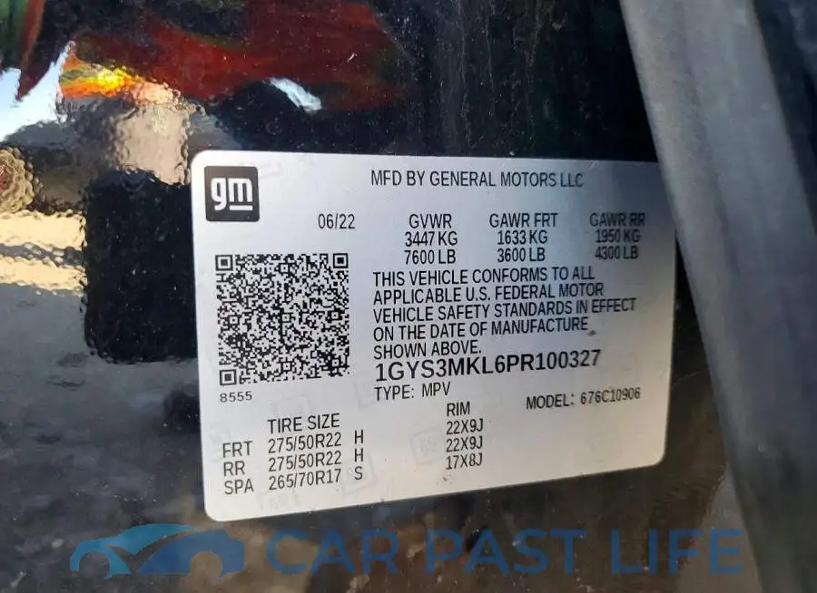 1GYS3MKL6PR100327# 12