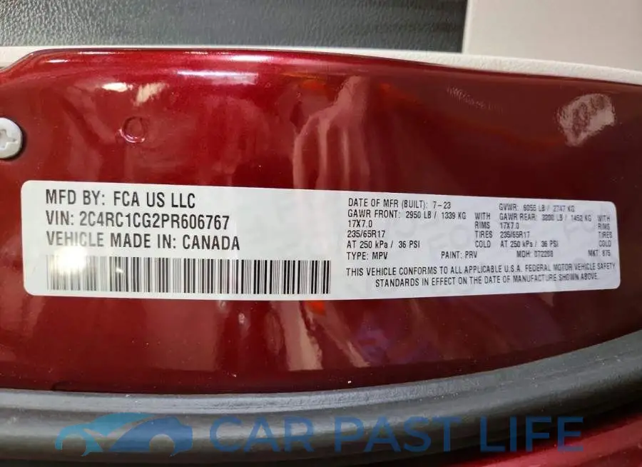 2C4RC1CG2PR606767# 13