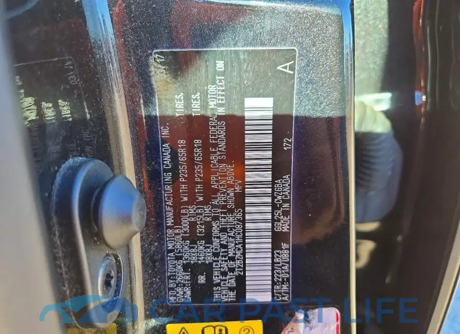 2T2BZMCA1HC087365# 13