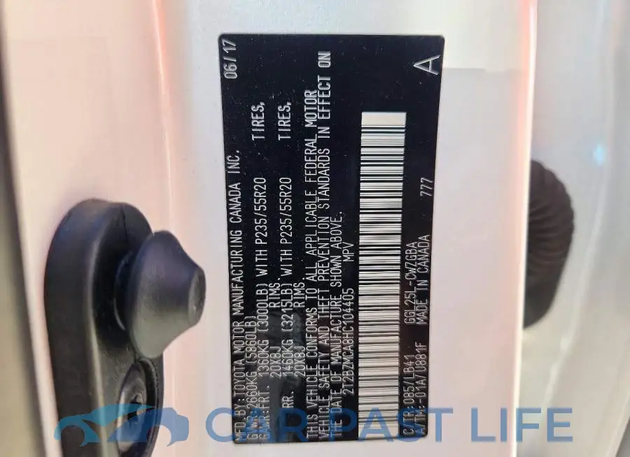2T2BZMCA8HC104405# 14
