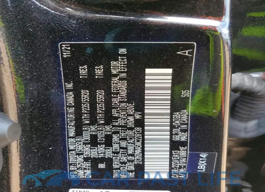2T2HZMAA5NC228138# 13