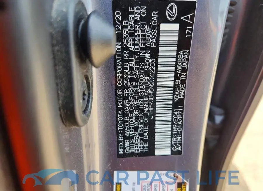 JTHP9JBH5M2042203# 13
