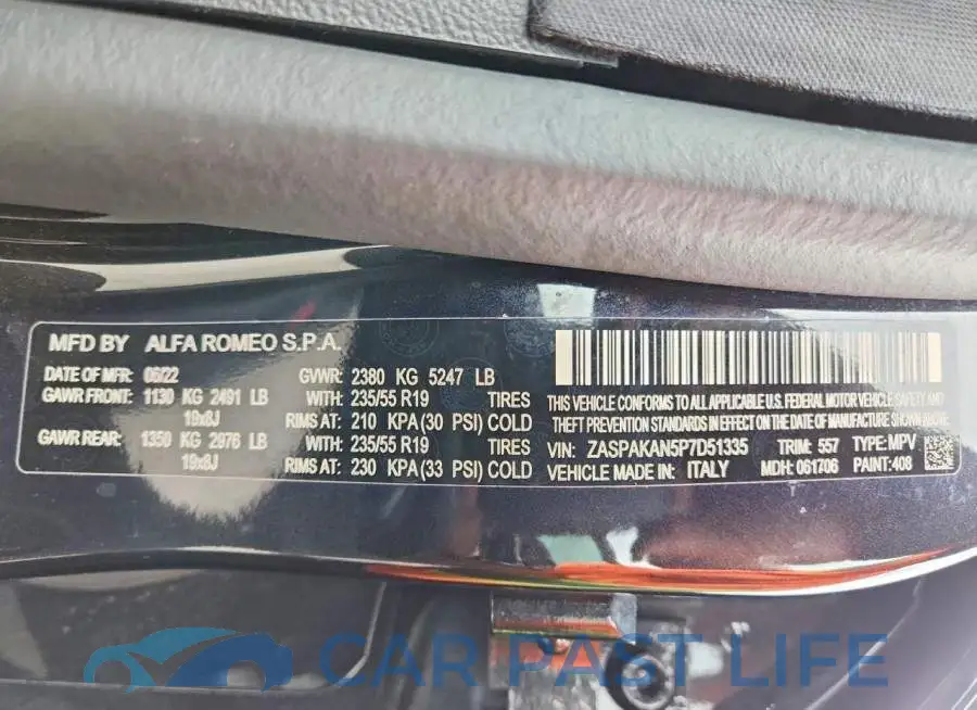 ZASPAKAN5P7D51335# 14