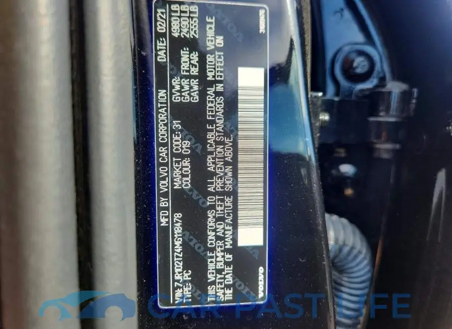 7JR102TZ4MG118478# 12