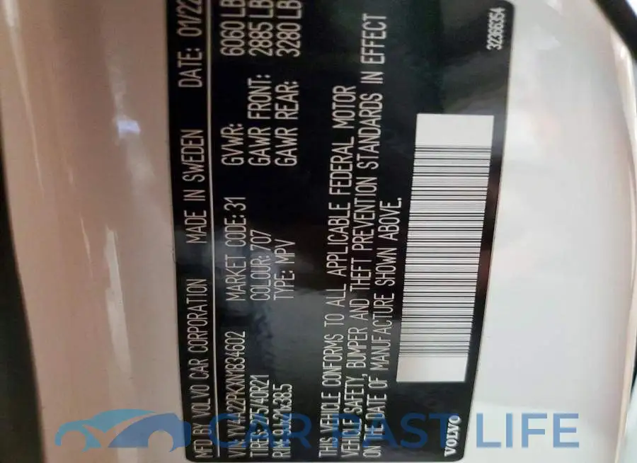 YV4A22PKXN1834602# 13