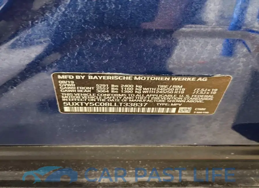 5UXTY5C08LLT33837# 13