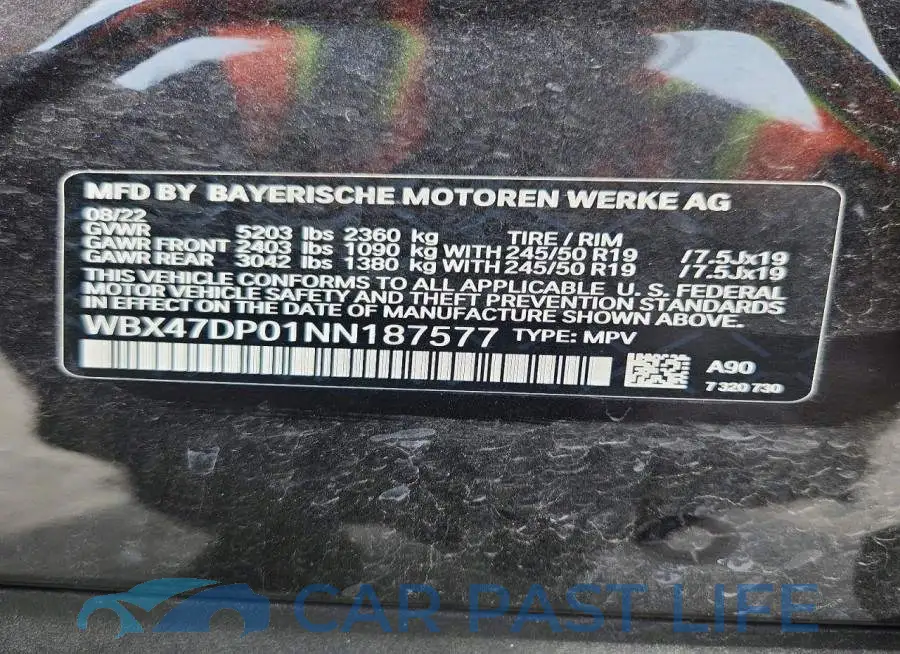 WBX47DP01NN187577# 13
