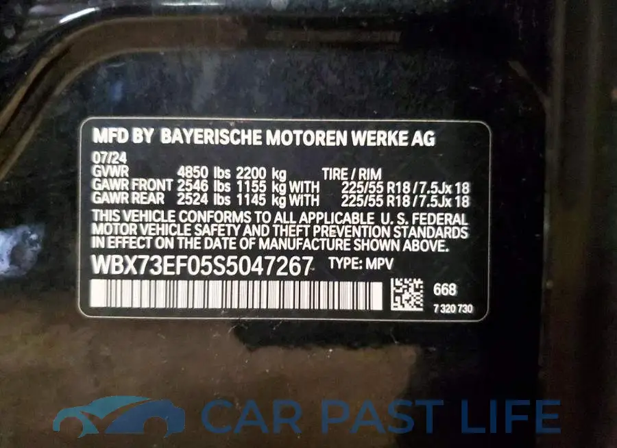 WBX73EF05S5047267# 12