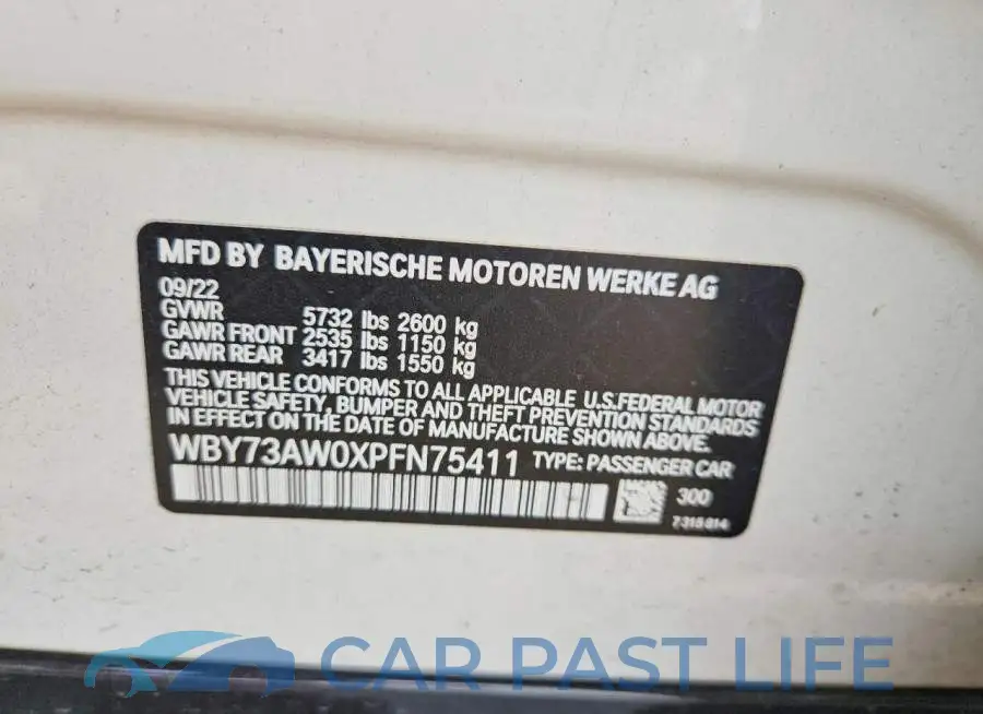 WBY73AW0XPFN75411# 13