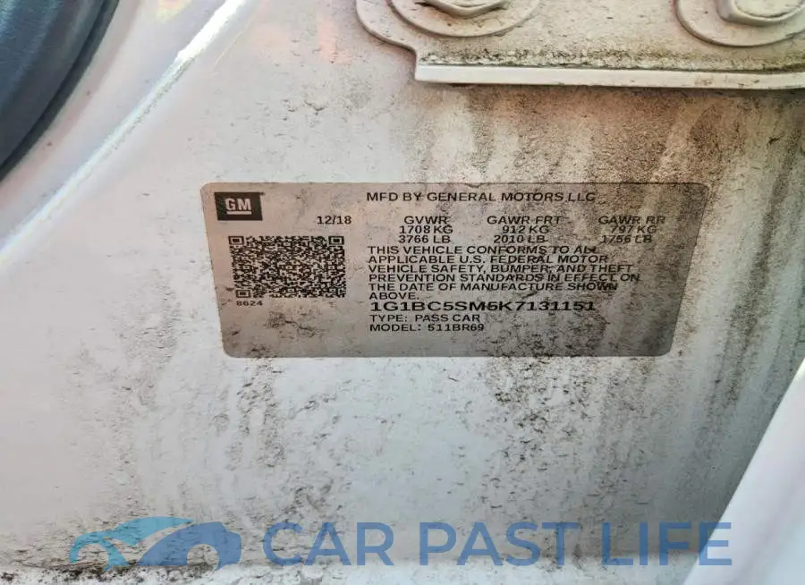 1G1BC5SM5K7131151# 12