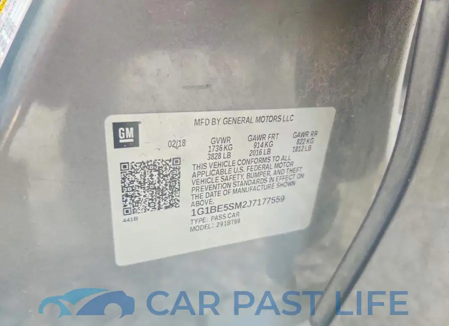 1G1BE5SM2J7177559# 12