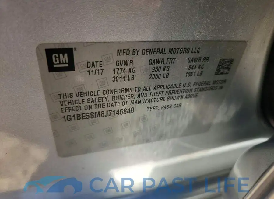1G1BE5SM8J7146848# 12