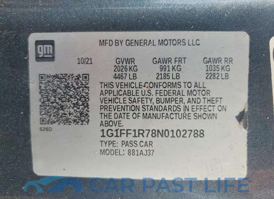 1G1FF1R78N0102788# 13