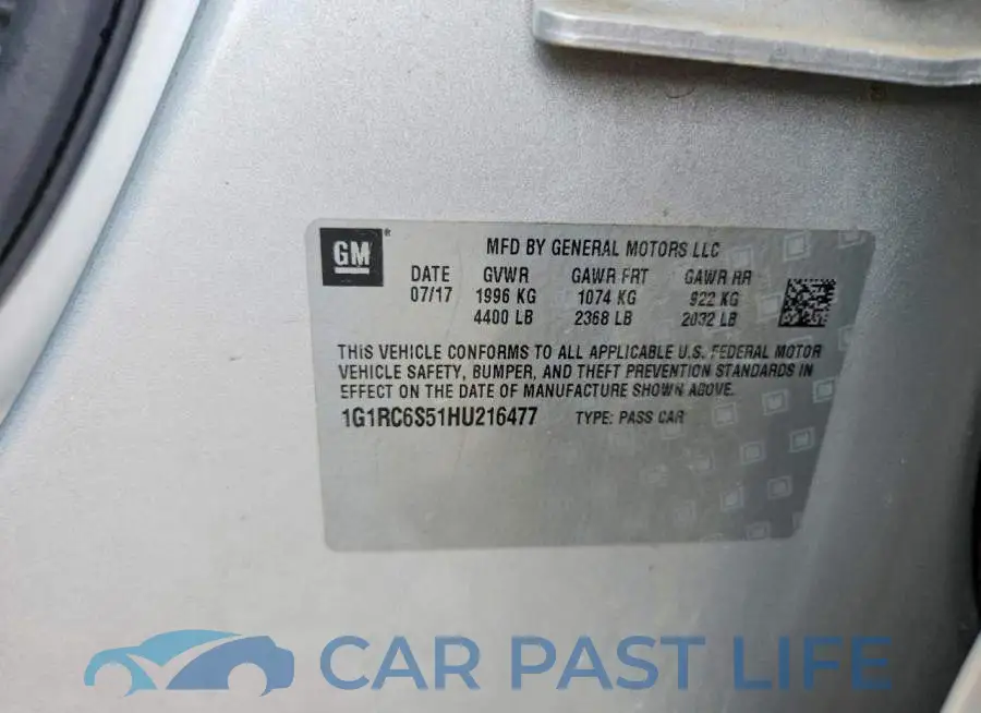 1G1RC6S51HU216477# 12