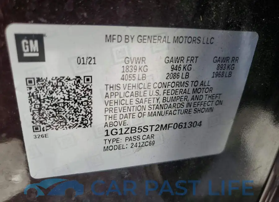 1G1ZB5ST2MF061304# 12