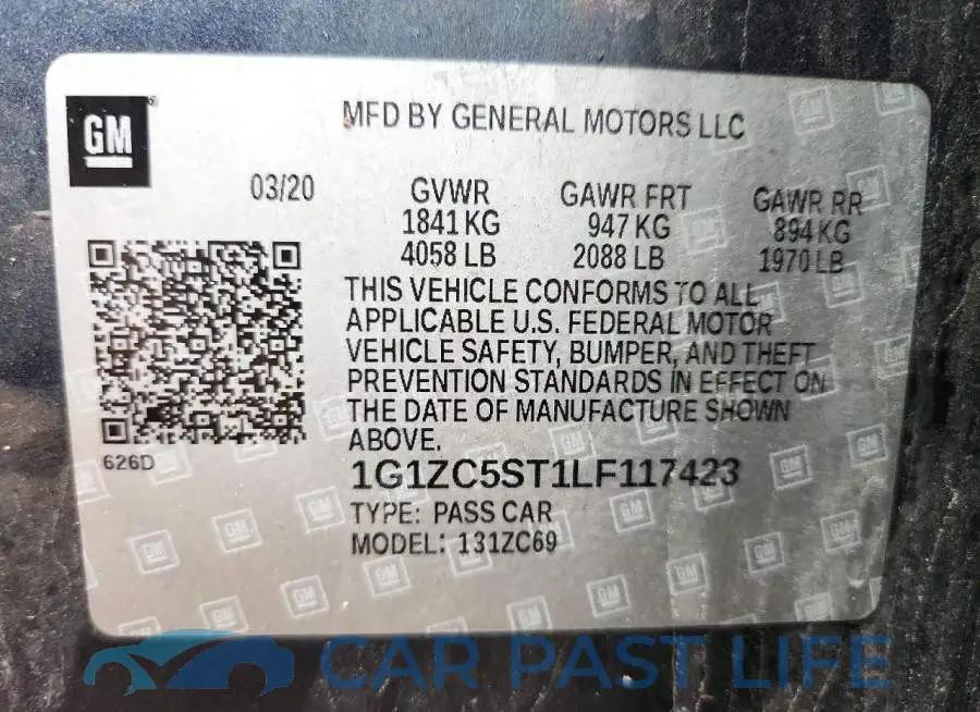 1G1ZC5ST1LF117423# 12