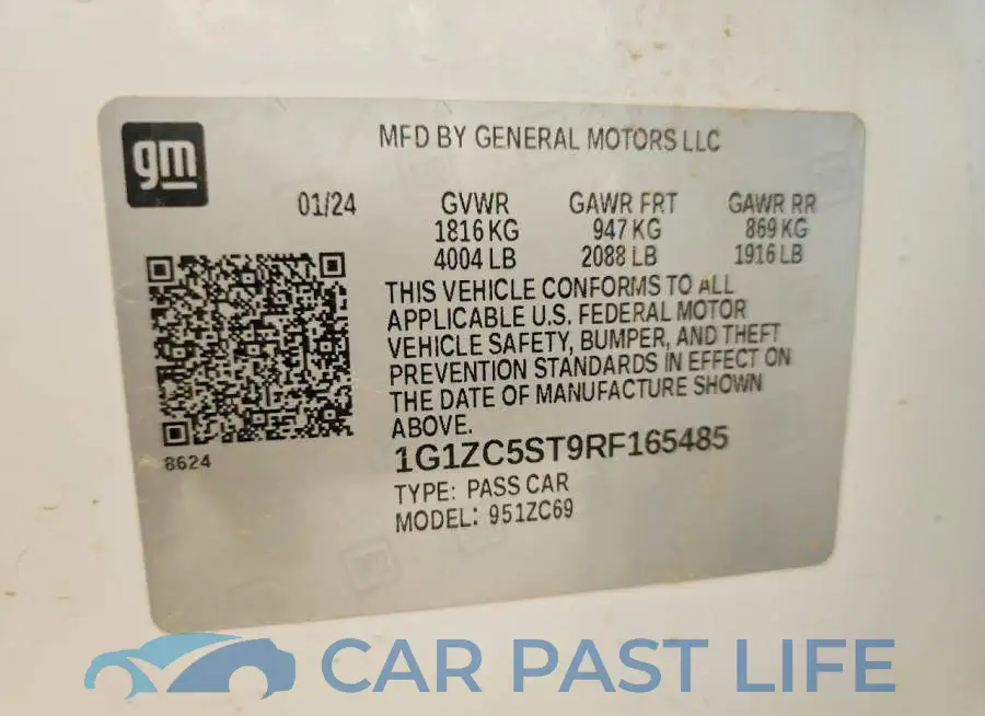 1G1ZC5ST9RF165485# 12