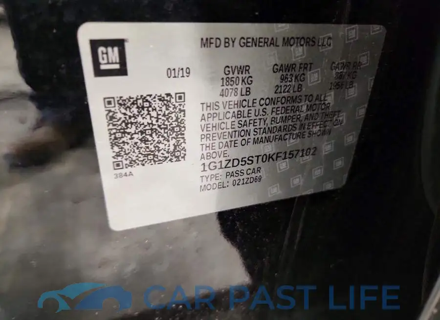 1G1ZD5ST0KF157102# 13