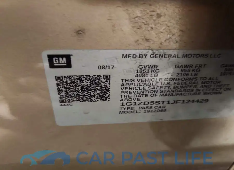 1G1ZD5ST1JF124429# 12