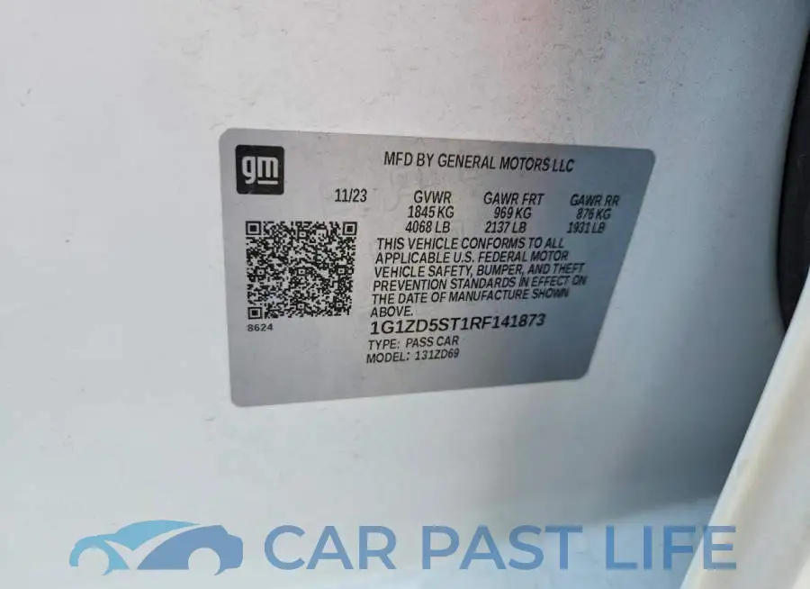 1G1ZD5ST1RF141873# 13