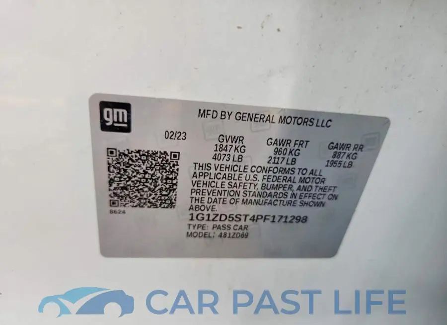 1G1ZD5ST4PF171298# 12