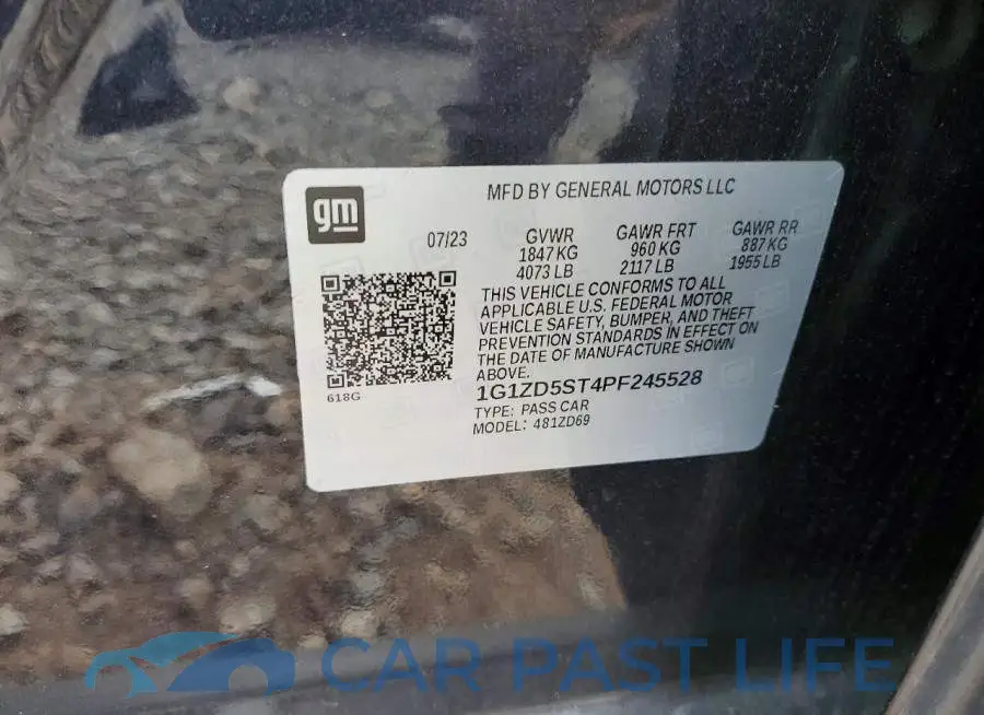 1G1ZD5ST4PF245528# 12